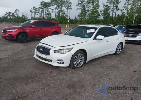2014 Infiniti Q50 Premium from USA, damaged, VIN JN1BV7AP8EM688993